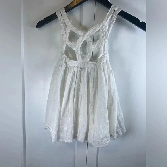 Free People FP One - Geo Blouson Tank Top boho white - XSmall - Picture 8 of 10